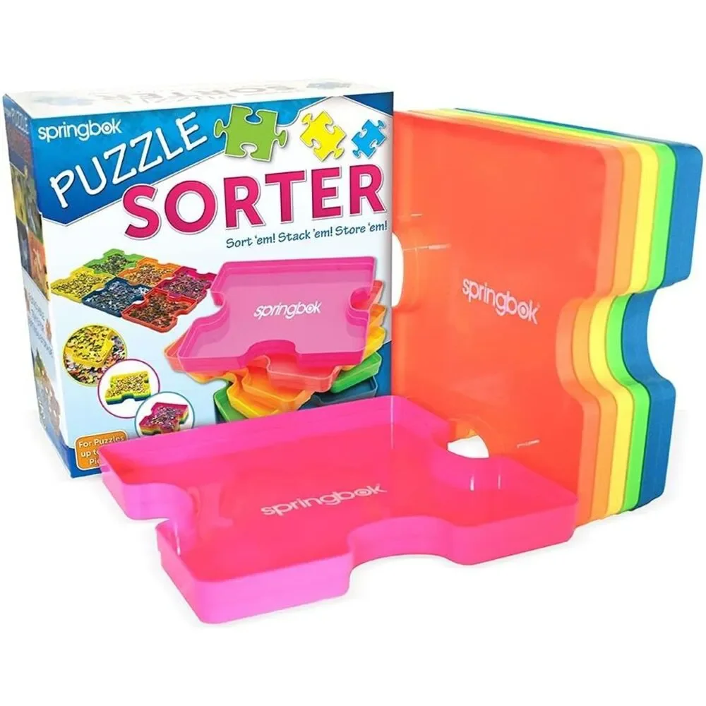 Springbok Puzzle Sorting Tray Set - open box - Picture 2 of 8